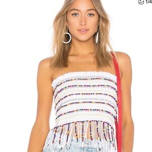 Majorelle Hannah Mae Crop Top White, Small
